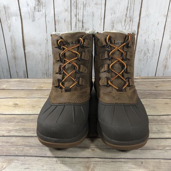 L. L. Bean Storm Chaser Tek 2.5 Lace Waterproof Boots Womens Size 10 Leather - Picture 4 of 12